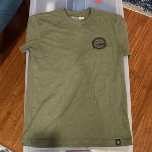 Trolls Olive Green Short Sleeve Logo Tee
